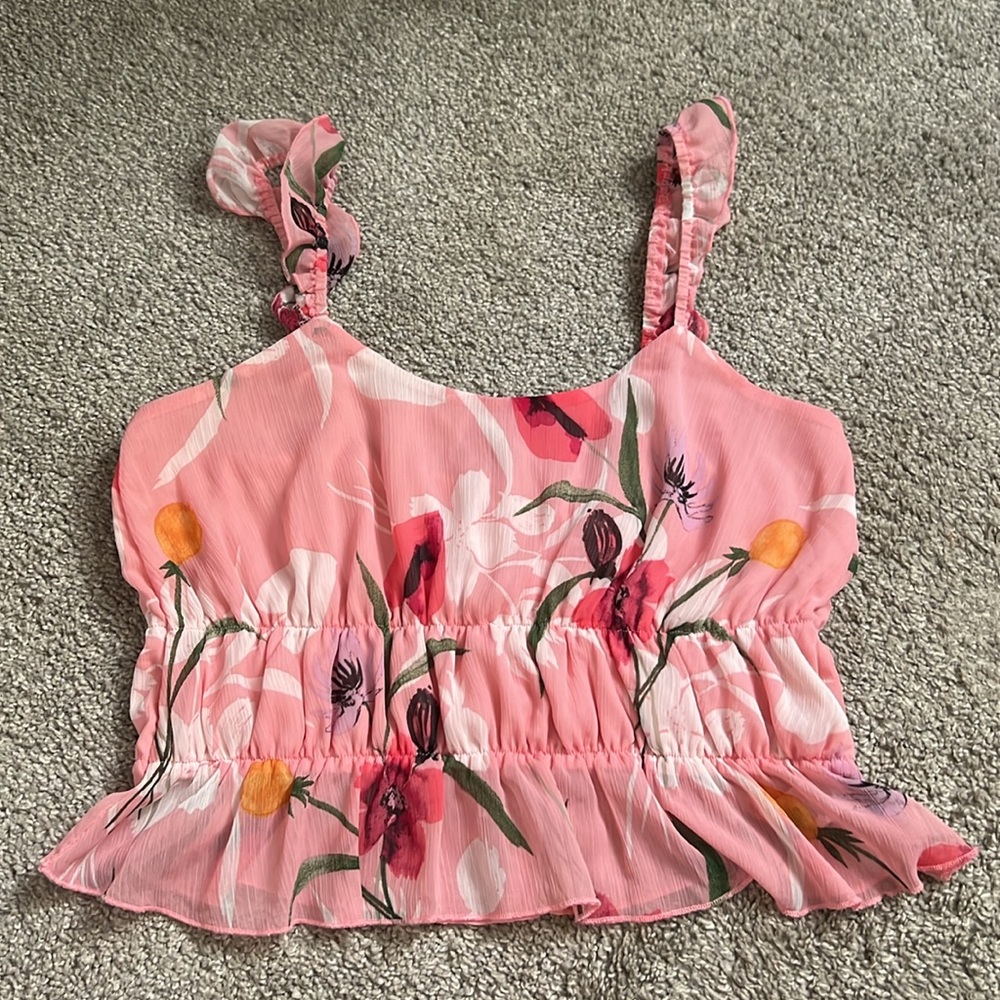 Floral tank top